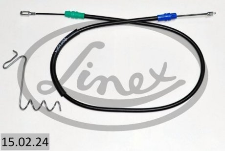 150224 Трос ручника (задний) (L) Ford Transit 2.3 16V 06-14 (1337/1115mm) LINEX підбір по vin на Brocar