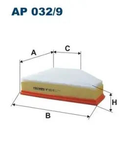 AP0329 Фильтр воздушный FILTRON подбор по vin на Brocar