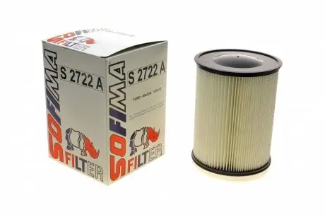 S2722A Фільтр повітряний Ford Connect 13-/C-MAX 10-/Focus 1.0-2.0 i/D 04-/Volvo C30/V50 1.6-2.0 06-12 SOFIMA підбір по vin на Brocar
