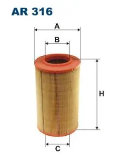 AR316 Фільтр повітряний FILTRON підбір по vin на Brocar