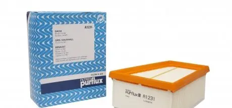 A1231 Фільтр повітряний Renault Megane 1.4i/Trafic 2.0i PURFLUX підбір по vin на Brocar