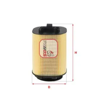 S7A92A Фильтр воздушный MB C-class (W204/W205/)/E-class (C207) 1.6-2.0 08- SOFIMA подбор по vin на Brocar