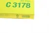 C3178 Фильтр воздушный Opel Astra F 1.4-2.0/ 1.7 TD 91-02 MANN підбір по vin на Brocar