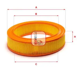 S2040A Фільтр повітряний Renault Super 5/19 1.1-1.4i 83-90 SOFIMA підбір по vin на Brocar