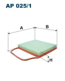 AP0251 Фильтр воздушный FILTRON подбор по vin на Brocar