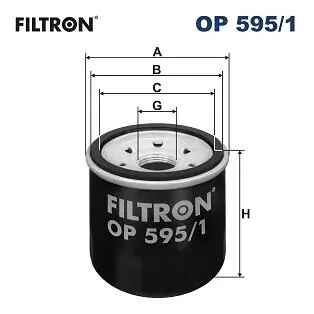 OP5951 Фільтр масляний FILTRON підбір по vin на Brocar