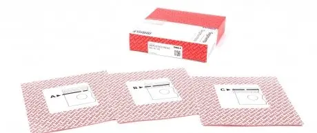 00101V0 Кільця поршневі MB Sprinter 2.9TDI (89.00mm/STD) (2.5-2-3) MAHLE / KNECHT підбір по vin на Brocar