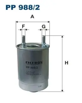 PP9882 Фільтр паливний FILTRON підбір по vin на Brocar