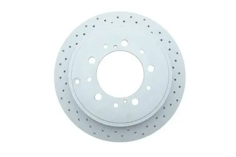 590281752 Диск тормозной (задний) Toyota Land Cruiser 200 08- (345x18) (с покрытием) (с отверстиями) (вентил.) ZIMMERMANN подбор по vin на Brocar
