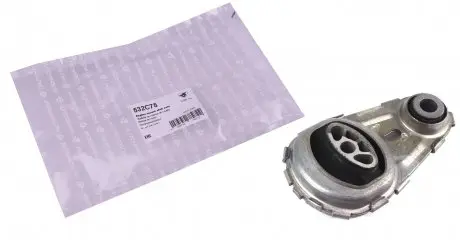 532C75 Подушка двигуна (задня/нижня) Renault Megane/Scenic 1.5dCI 09- (косточка) HUTCHINSON підбір по vin на Brocar