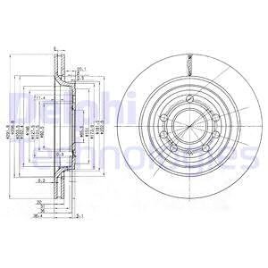 BG3886 Тормозные диски DELPHI підбір по vin на Brocar