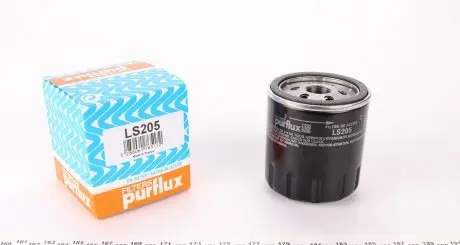 LS205 Фильтр масляный Opel 1.0-2.4i 62-00 (бензин) PURFLUX підбір по vin на Brocar