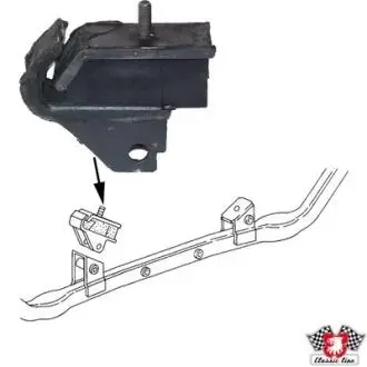 1117901000 Подушка двигателя задняя VW T3 -92 JP GROUP подбор по vin на Brocar