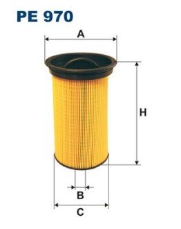 PE970 Фільтр паливний FILTRON підбір по vin на Brocar