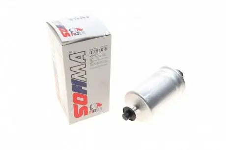 S1510B Фильтр топливный Opel Vectra/Astra F 1.4-2.0i 91-05/VW Caddy 1.4-1.6 95-03 SOFIMA підбір по vin на Brocar