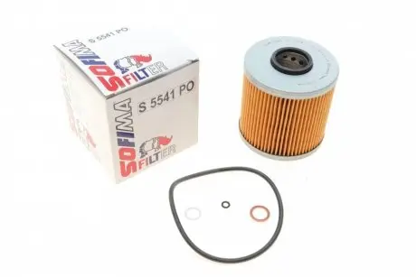 S5541PO Фильтр масляный BMW 3 (E30/36)/5 (E34) 1.6/1.8i 87-00 (M40/M43) SOFIMA подбор по vin на Brocar