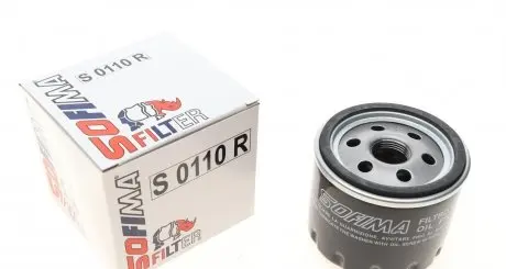 S0110R Фильтр масляный Fiat Doblo 1.9JTD/1.9D Multijet 01- SOFIMA подбор по vin на Brocar