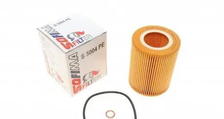 S5004PE Фильтр масляный BMW 3 (E36/E46)/ 5 (E39/E60/E61)/ 7 (E38/E65/E66/E67) 2.0-3.0 91-08 (M50/M52/M54) SOFIMA подбор по vin на Brocar