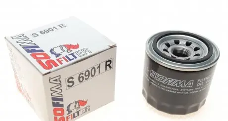 S6901R Фільтр масляний Opel Astra F 1.7TDS 91-98/Mitsubishi Lancer III 1.8D 85-92 SOFIMA підбір по vin на Brocar