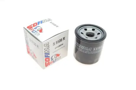 S5120R Фільтр масляний Hyundai Accent/Getz/i10/i20/i30 1.0/1.4 11- SOFIMA підбір по vin на Brocar