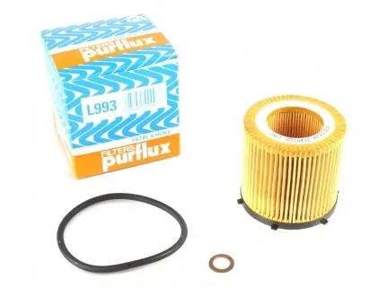 L993 Фильтр масляный BMW 3 (F30)/5 (F10/F11) /X3 (F25) 11- PURFLUX подбор по vin на Brocar