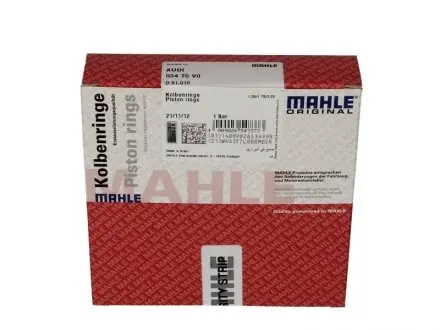 03475V0 Кільця поршневі Audi 80/100/VW Passat/Golf 1.8-2.8 83-05 (81.01mm/STD) (1.5-1.75-3) MAHLE / KNECHT підбір по vin на Brocar