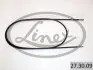 273009 Трос спидометра DB 208-410D (с тахографом) (2200mm) LINEX підбір по vin на Brocar