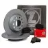 Диск тормозной (задний) Audi A3/Skoda Octavia III/VW Golf/Passat 04-14 (282x12) (с покрыт.) (полный) 100331520