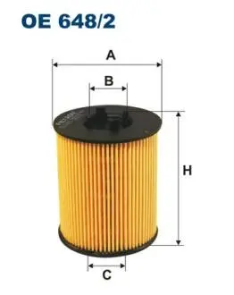 OE6482 Фільтр масляний FILTRON підбір по vin на Brocar