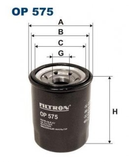 OP575 Фильтр масляный FILTRON подбор по vin на Brocar