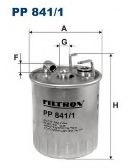 PP8411 Топливный фильтр FILTRON подбор по vin на Brocar