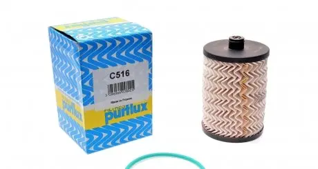 C516 Фильтр топливный Volvo S60/S80/V70/XC70/XC90 2.4D5 02- PURFLUX подбор по vin на Brocar