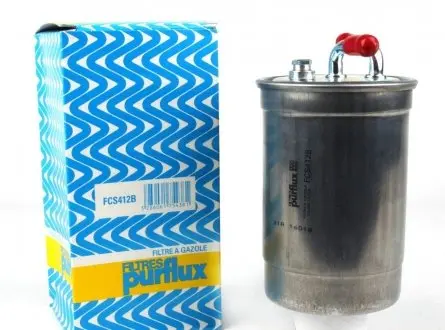 FCS412B Фильтр топливный VW LT 2.4D/T3 1.6D/TD -88/Golf II -87 (без подогр.) PURFLUX підбір по vin на Brocar
