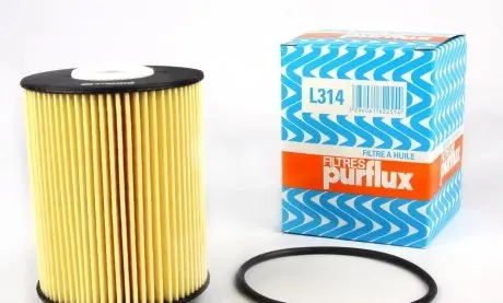 L314 Фільтр масляний Audi/VW 2.8 VR6 PURFLUX підбір по vin на Brocar