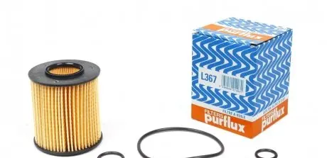 L367 Фильтр масляный BMW 3 (E46/E90) /5 (E60) 1.6/2.0/1.8/2.0 PURFLUX подбор по vin на Brocar