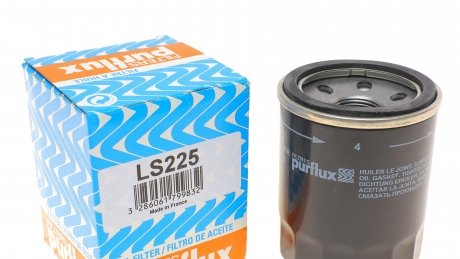 LS225 Фільтр масляний Hyundai Accent/Gets 1.1-1.6 02- (h=89mm) PURFLUX підбір по vin на Brocar