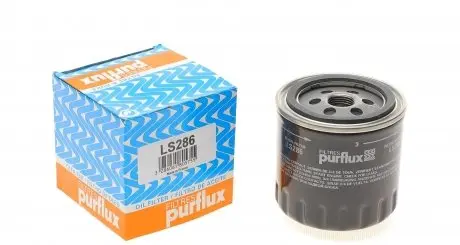 LS286 Фільтр масляний VW Caddy II 1.9 D 96-00/Polo 1.7-1.9 D 94-01 PURFLUX підбір по vin на Brocar