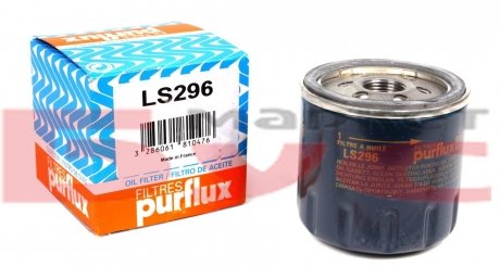 LS296 Фильтр масляный Fiat Doblo 1.2 00- PURFLUX подбор по vin на Brocar