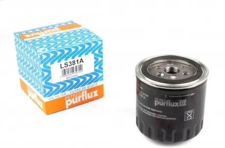 LS381A Фільтр масляний Renault Megane III/Laguna III 1.9dCi/3.0dCi 08- PURFLUX підбір по vin на Brocar