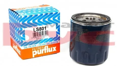 LS801 Фильтр масляный Ford Fiesta/Mondeo 1.8D/TD -00 PURFLUX подбор по vin на Brocar