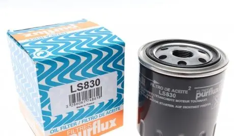 LS830 Фільтр масляний Nissan Primera/Almera/Sunny 1.3-3.0i 70-07 PURFLUX підбір по vin на Brocar
