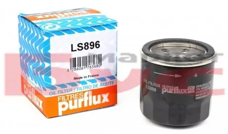 LS896 Фильтр масляный Chevrolet Aveo/Daewoo Matiz 03- benzin PURFLUX подбор по vin на Brocar