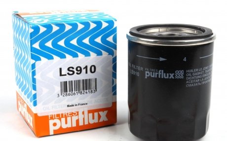 LS910 Фильтр масляный Fiat Doblo 1.2/1.4 00-/Opel Combo 1.4 2012- PURFLUX підбір по vin на Brocar