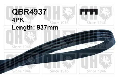 QBR4937 Пасок клиновий QUINTON HAZELL підбір по vin на Brocar