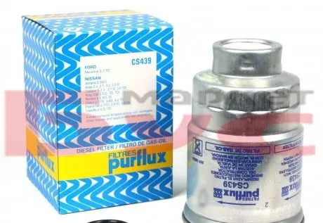 CS439 Фільтр паливний Nissan 1.7-3.2D PURFLUX підбір по vin на Brocar