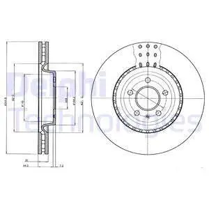 BG9110C Гальмівний диск DELPHI підбір по vin на Brocar