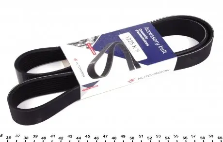 1225K8 Ремінь генератора Mazda 3/5/6 2.0 DI/CD 02-10 (8PK1225) HUTCHINSON підбір по vin на Brocar