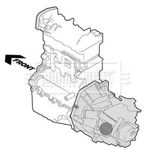 BEM4356 Подушка двигателя BEM4356 BORG &amp; BECK BORG&BECK підбір по vin на Brocar