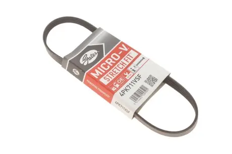 4PK711VSF Поліклинові ремені Micro-V StretchFit (Вир-во Gates) GATES підбір по vin на Brocar