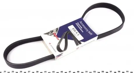 836K5 Ремень генератора BMW 3 (E46)/5 (E39) 1.8D/2.0D 98-03 (5PK836) HUTCHINSON подбор по vin на Brocar